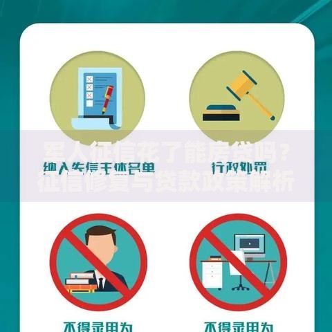 军人征信花了能房贷吗？征信修复与贷款政策解析