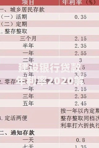 建设银行贷款年利率2020解析：省钱技巧与方案选择指南