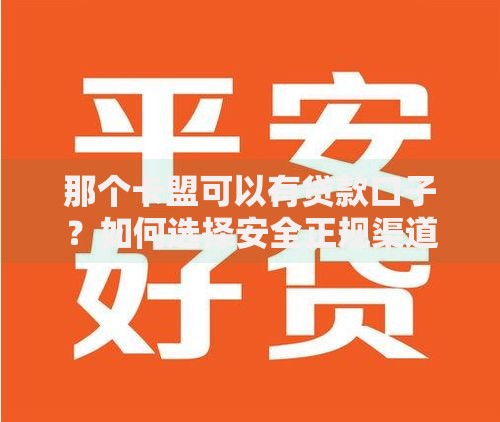 那个卡盟可以有贷款口子？如何选择安全正规渠道