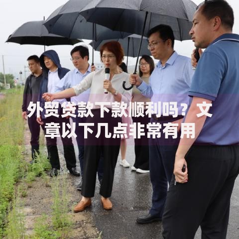 外贸贷款下款顺利吗？文章以下几点非常有用
