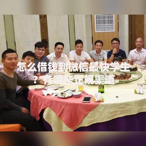 怎么借钱到微信最快学生？有哪些正规渠道