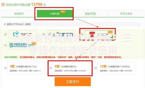 白条支付受限怎么解除？三步操作快速恢复使用