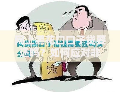 网上黑花口口子贷要还吗？如何应对非法借贷风险