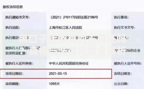 黑口子代款真的不用还吗？真相与法律风险全解析