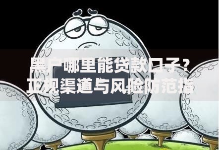 黑户哪里能贷款口子?正规渠道与风险防范指南 黑户哪里能贷款口子?正规渠道与风险防范指南