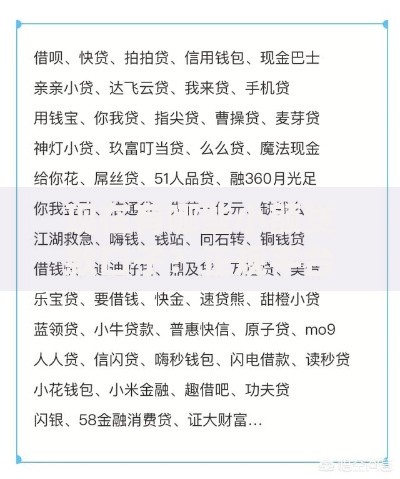 现在有哪些小额贷款口子？正规平台解析与避坑指南