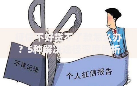 征信不好贷不了款怎么办？5种解决途径深度解析