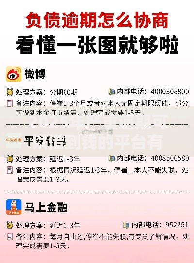 2025年严重逾期可以借到钱的平台有哪些？权威解析