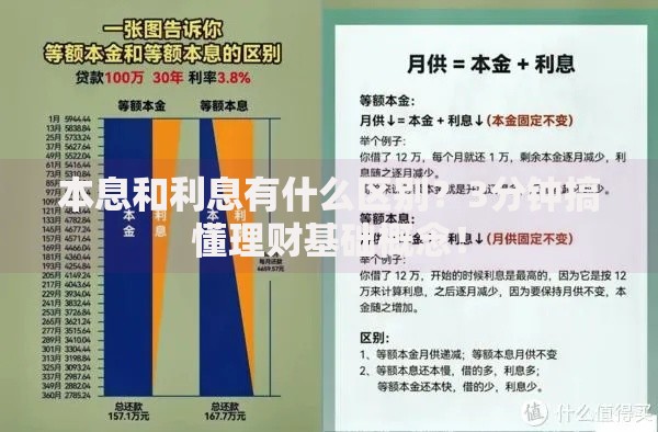 本息和利息有什么区别？3分钟搞懂理财基础概念！