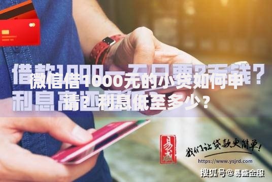 微信借1000元的小贷如何申请？利息低至多少？