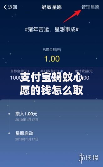 支付宝蚂蚁心愿的钱怎么取出？超全操作指南+避坑提醒