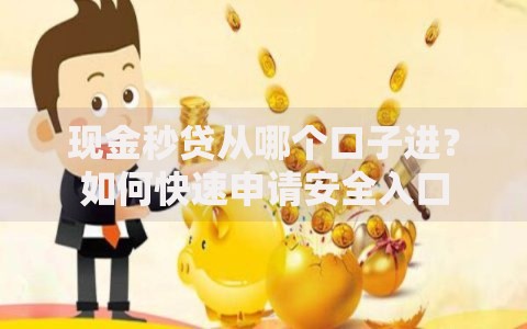 现金秒贷从哪个口子进？如何快速申请安全入口