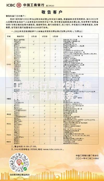 工商银行营业时间全解析：网点服务、智能渠道与常见问题汇总