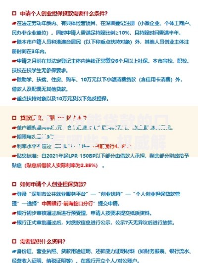 12月份能贷款的口子有哪些？权威解析与申请攻略