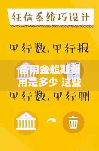备用金超期费用是多少 这些隐藏成本你可能没算过