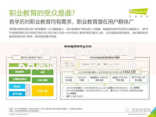 线上放款不看征信的平台6万如何选择？这5点必须了解