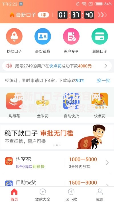 最新口口子论坛官网全新升级：贷款渠道选择更高效？