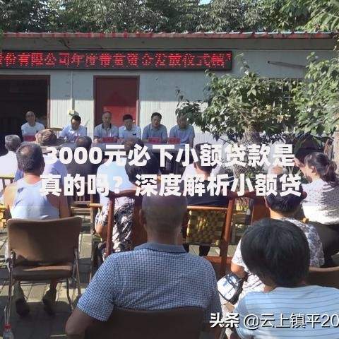 3000元必下小额贷款是真的吗?深度解析小额贷款套路与风险 3000元必下小额贷款是真的吗?深度解析小额贷款套路与风险