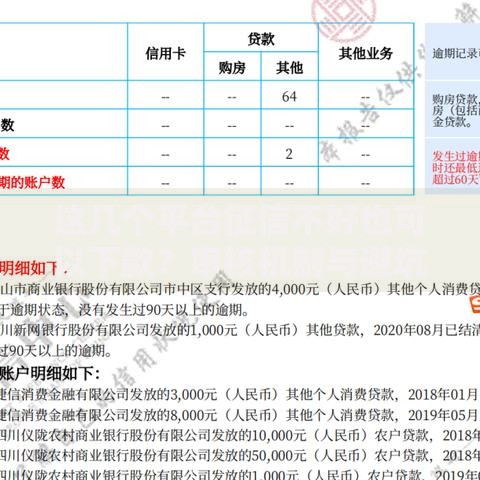 这几个平台征信不好也可以下款？审核机制与避坑指南