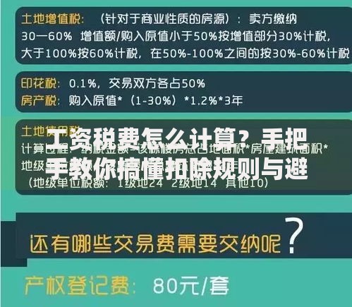 工资税费怎么计算?手把手教你搞懂扣除规则与避税技巧 工资税费怎么计算?手把手教你搞懂扣除规则与避税技巧