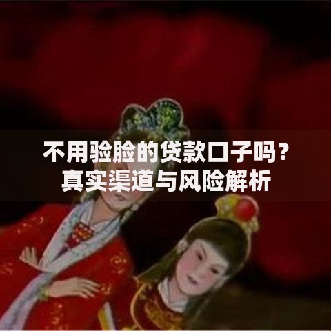 不用验脸的贷款口子吗？真实渠道与风险解析