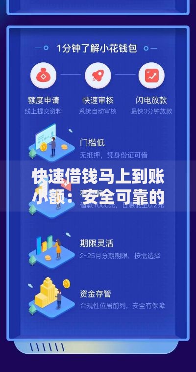 快速借钱马上到账小额：安全可靠的小额贷款渠道推荐