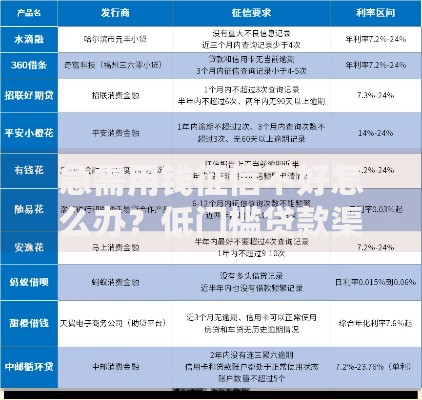 急需用钱征信不好怎么办?低门槛贷款渠道解析 急需用钱征信不好怎么办?低门槛贷款渠道解析