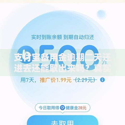 支付宝备用金逾期二天还进去还能取出来吗？真实情况解析