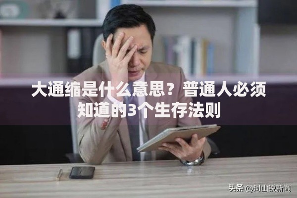 大通缩是什么意思？普通人必须知道的3个生存法则