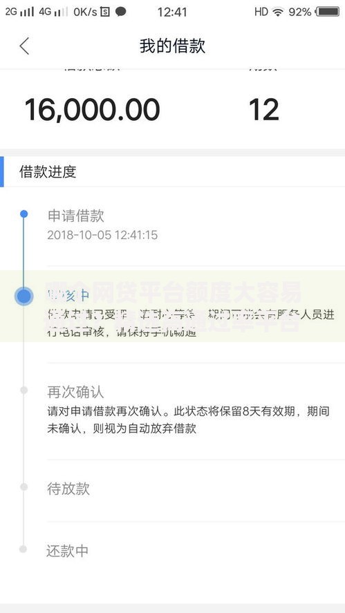 哪个网贷平台额度大容易通过？精选高通过率平台解析