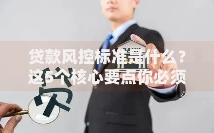 贷款风控标准是什么?这5个核心要点你必须知道 贷款风控标准是什么?这5个核心要点你必须知道