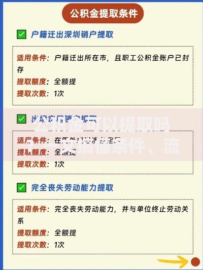 公积金可以提取吗？一文搞懂条件、流程和常见误区