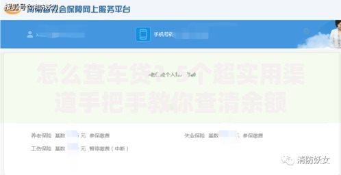 怎么查车贷?5个超实用渠道手把手教你查清余额 怎么查车贷?5个超实用渠道手把手教你查清余额