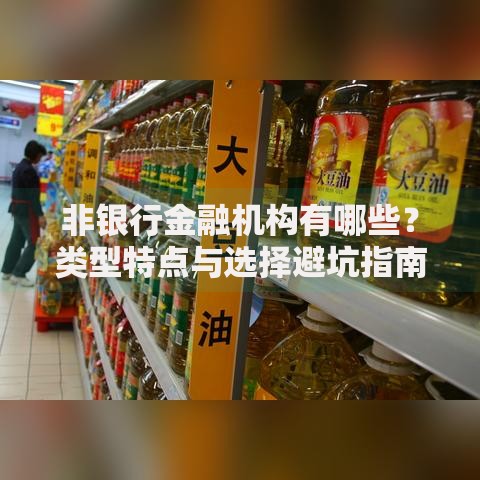 非银行金融机构有哪些？类型特点与选择避坑指南