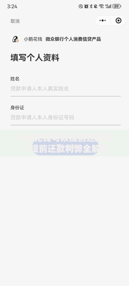小鹅花钱可以提前还款吗？提前还款利弊全解析