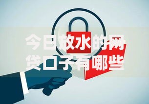 今日放水的网贷口子有哪些低门槛选择？
