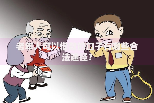 老年人可以借款的口子有哪些合法途径？