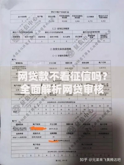 网贷款不看征信吗?全面解析网贷审核条件与征信影响 网贷款不看征信吗?全面解析网贷审核条件与征信影响