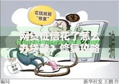 网贷征信花了怎么办贷款？修复攻略与申请技巧全解析