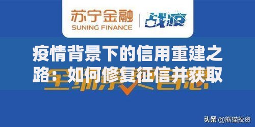 疫情背景下的信用重建之路：如何修复征信并获取贷款？