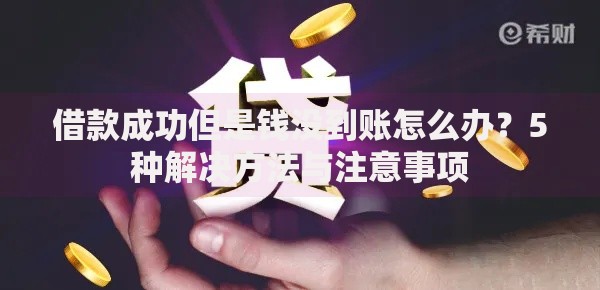 借款成功但是钱没到账怎么办？5种解决方法与注意事项