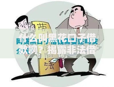 什么叫黑花口子借款啊？揭露非法借贷套路与风险