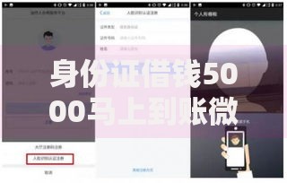 身份证借钱5000马上到账微信怎么办？正规渠道与操作流程详解