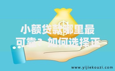 小额贷款哪里最可靠？如何选择正规平台权威解析