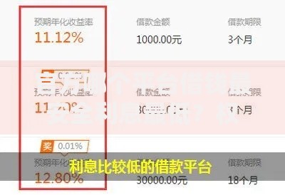 官方哪个平台借钱最安全利息最低？权威解析