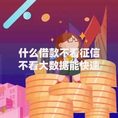 什么借款不看征信不看大数据能快速到账