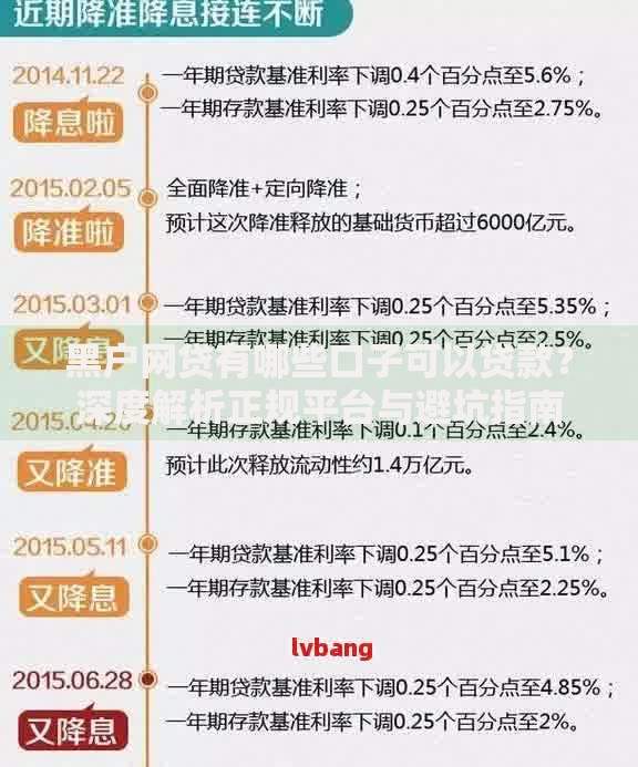 黑户网贷有哪些口子可以贷款？深度解析正规平台与避坑指南