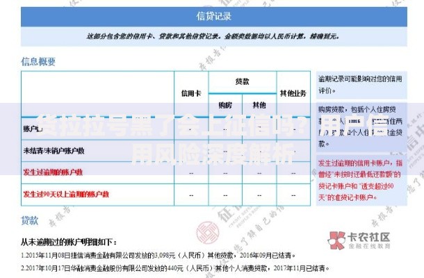 货拉拉号黑了会上征信吗？用户信用风险深度解析