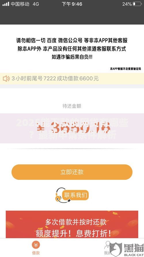 2025能下款的网贷有哪些？最新申请条件解析