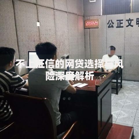 不上征信的网贷选择与风险深度解析